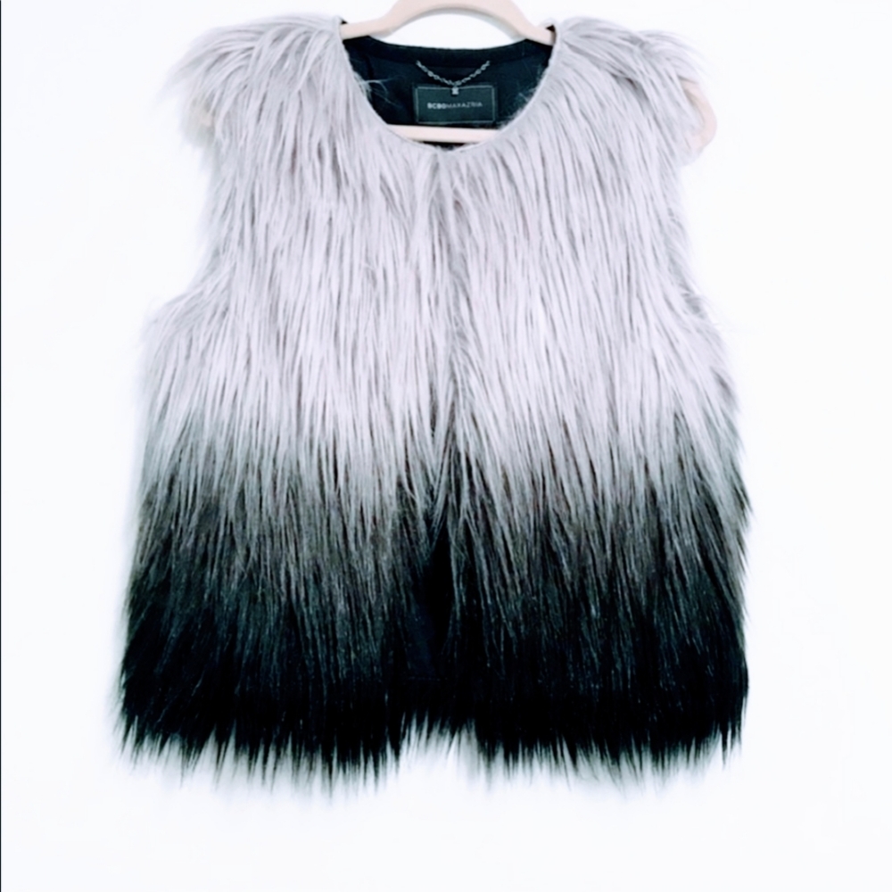 BCBGmaxazaria Faux Fur Vest